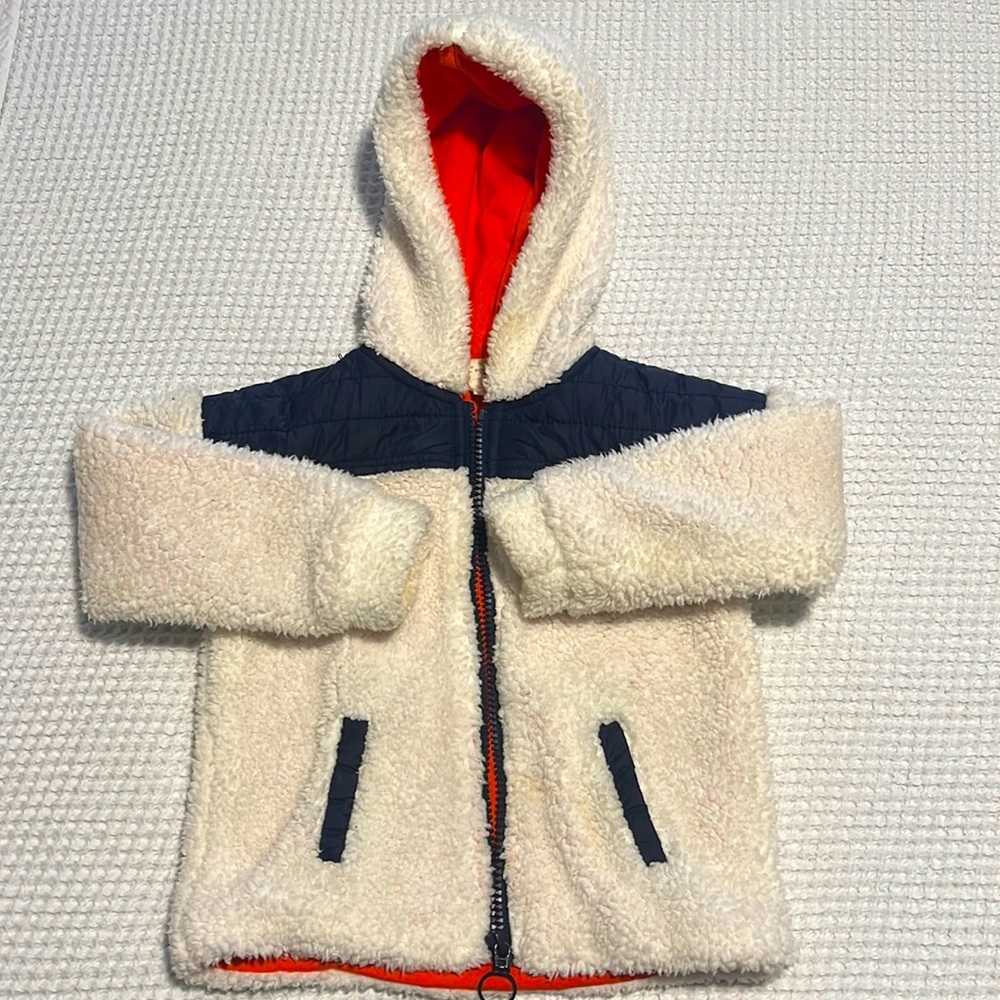Tucker+Tate Sherpa jacket with hood 24m/2T